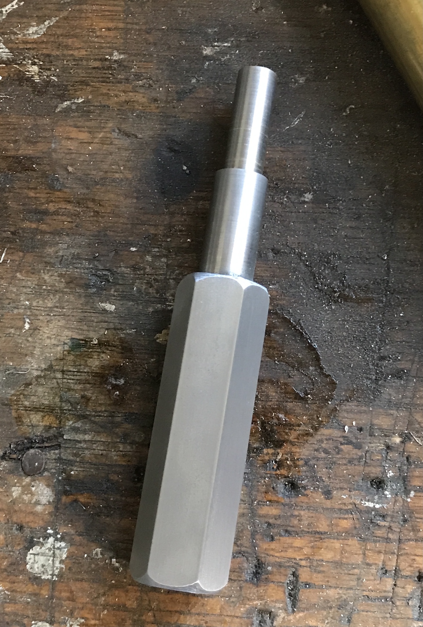 The hammer handle completed